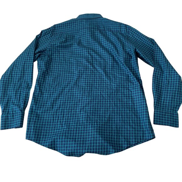 Southern Tide Men's Size Large Long Sleeve Button-Down Plaid Shirt Blue Green - Picture 5 of 5
